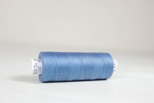Sewing thread Drima No.120, 100% Polyester, 500m #00198 "Blue"