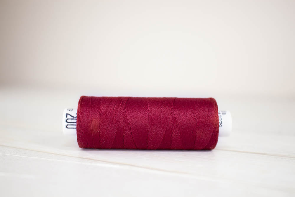 Õmblusniit Drima No.120, 100% polüester, 500m #00200 "Punane"