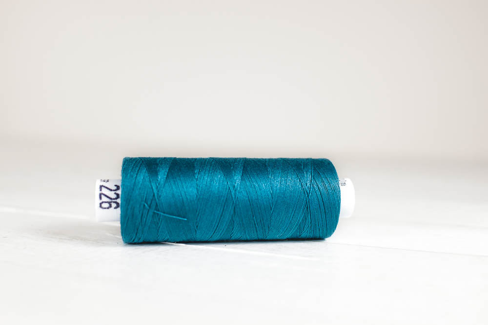 Sewing thread Drima No.120, 100% Polyester, 500m #00226 "Blue"