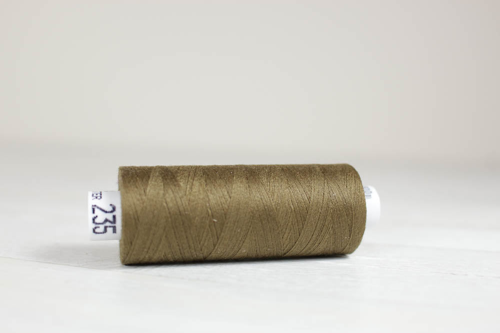 Õmblusniit Drima No.120, 100% polüester, 500m #00235 "Pruun"