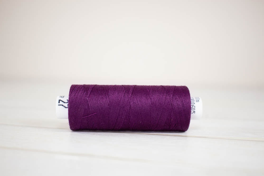 Õmblusniit Drima No.120, 100% polüester, 500m #00027 "Violetne"
