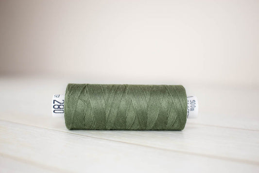Õmblusniit Drima No.120, 100% polüester, 500m #00280 "Roheline"