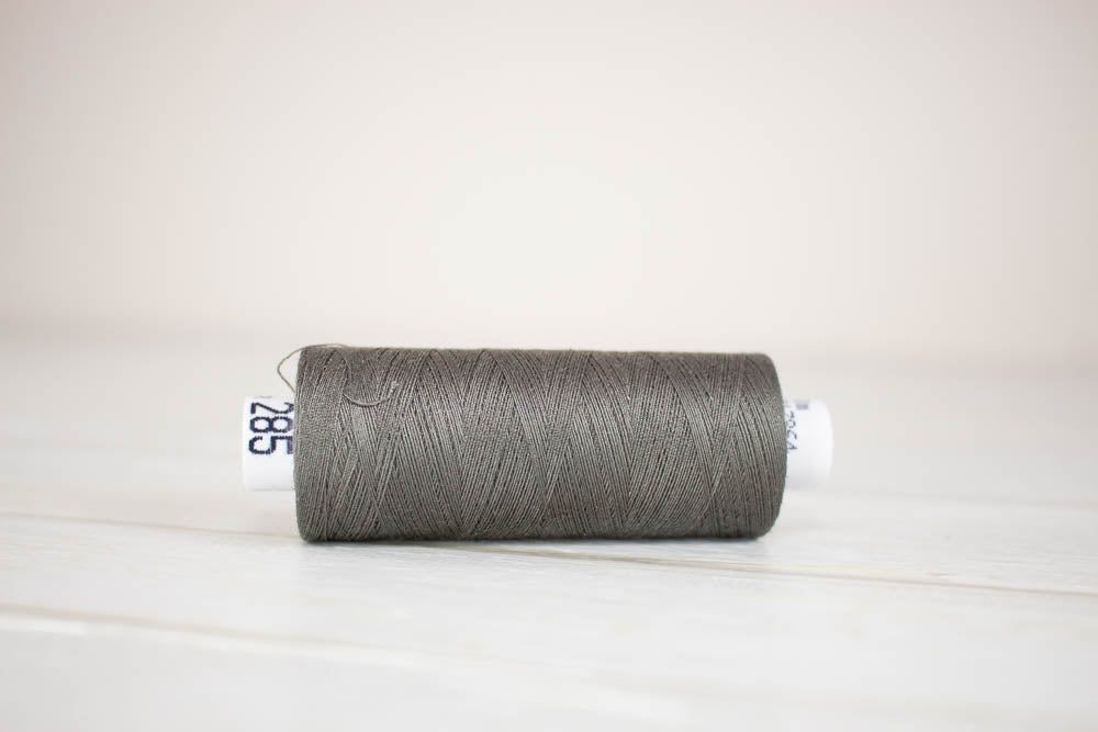 Sewing thread Drima No.120, 100% Polyester, 500m #00285 "Grey"