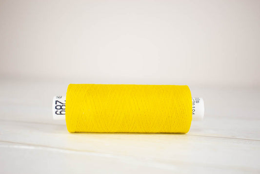 Õmblusniit Drima No.120, 100% polüester, 500m #00289 "Kollane"