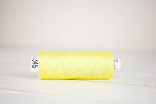 Õmblusniit Drima No.120, 100% polüester, 500m #00345 "Kollane"