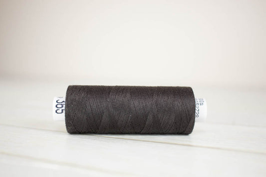 Õmblusniit Drima No.120, 100% polüester, 500m #00365 "Tumepruun"