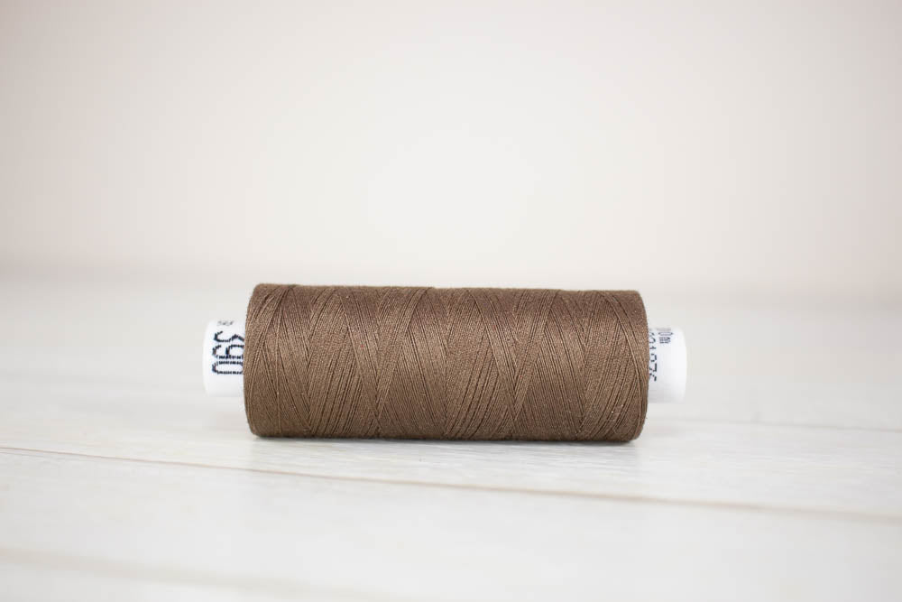 Sewing thread Drima No.120, 100% Polyester, 500m #00390 "Brown"