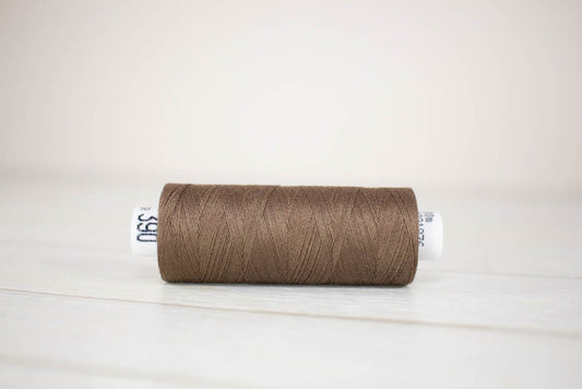 Sewing thread Drima No.120, 100% Polyester, 500m #00390 "Brown"