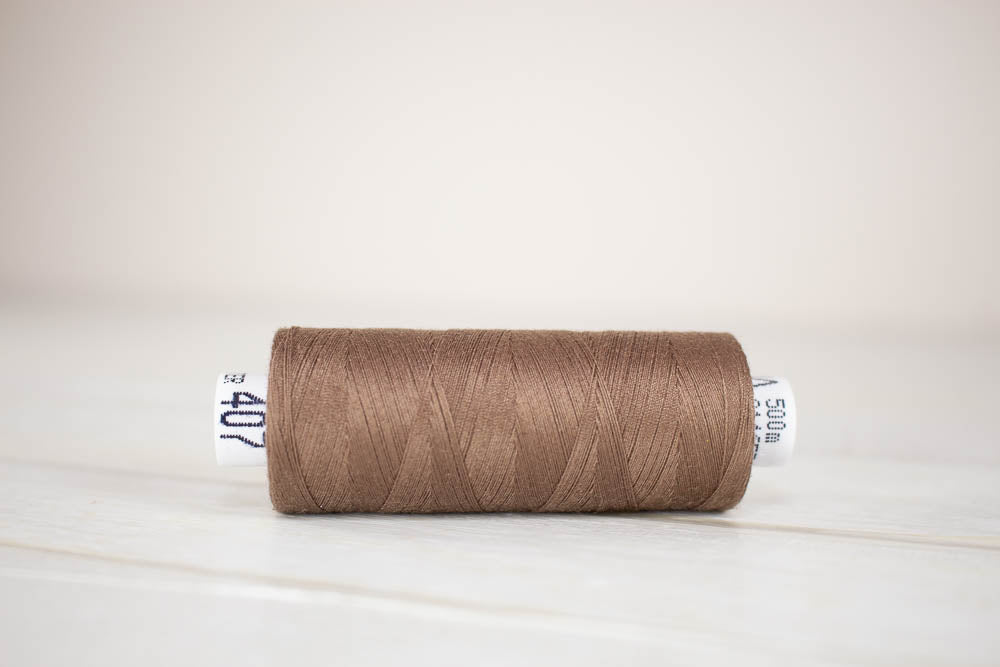 Õmblusniit Drima No.120, 100% polüester, 500m #00407 "Pruun"