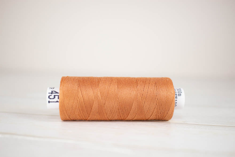 Õmblusniit Drima No.120, 100% polüester, 500m #00451 "Oranž"