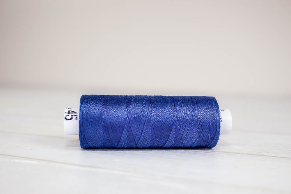 Sewing thread Drima No.120, 100% Polyester, 500m #00045 "Blue"