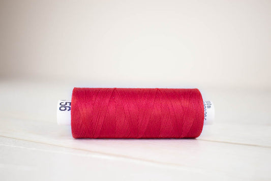Sewing thread Drima No.120, 100% Polyester, 500m #00056 "Red"