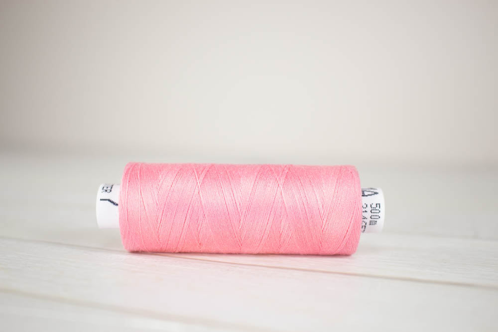 Õmblusniit Drima No.120, 100% polüester, 500m #00007 "Beebiroosa"