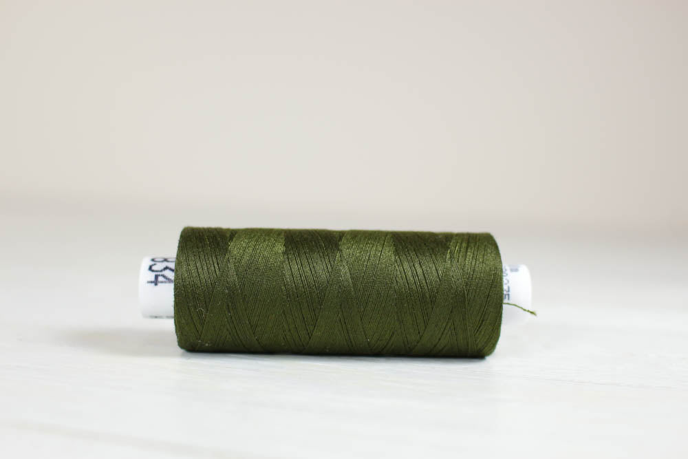 Sewing thread Drima No.120, 100% Polyester, 500m #00834 "Brown"