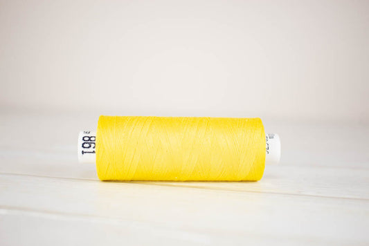 Õmblusniit Drima No.120, 100% polüester, 500m #00861 "Kollane"