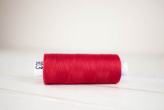 Sewing thread Drima No.120, 100% Polyester, 500m #00903 "Red"