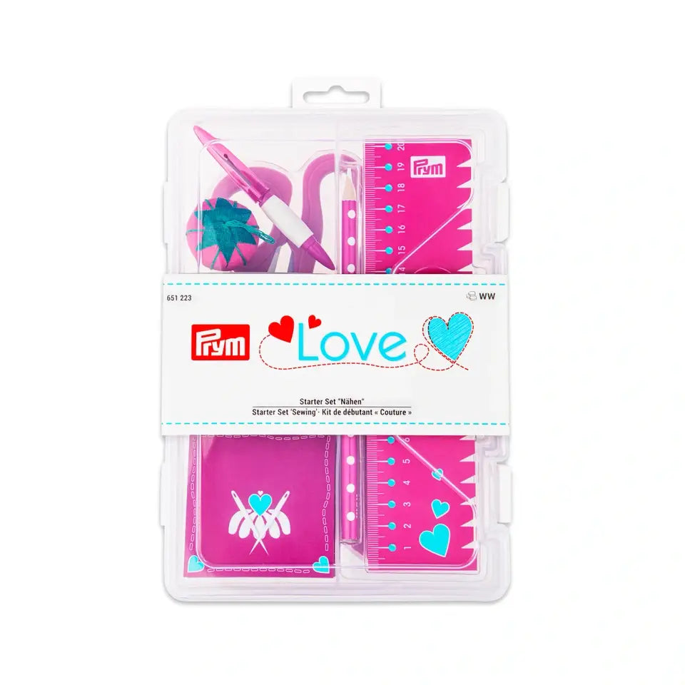 Šūšanas sākuma komplekts "Sewing pink"/Prym Love