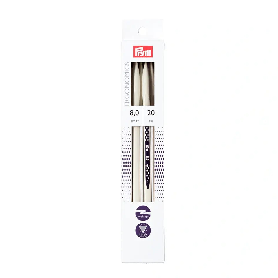 Prym Ergonomics sock needles Ø8.00 mm ||20 cm