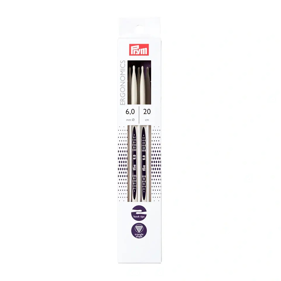 Prym Ergonomics sock needles Ø6.00 mm ||20 cm