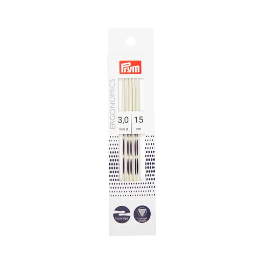 Prym Ergonomics sock needles Ø3.0 mm ||15 cm