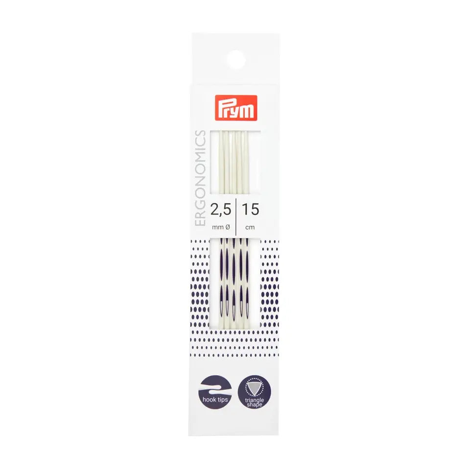 Prym Ergonomics sock needles Ø2.5 mm ||15 cm