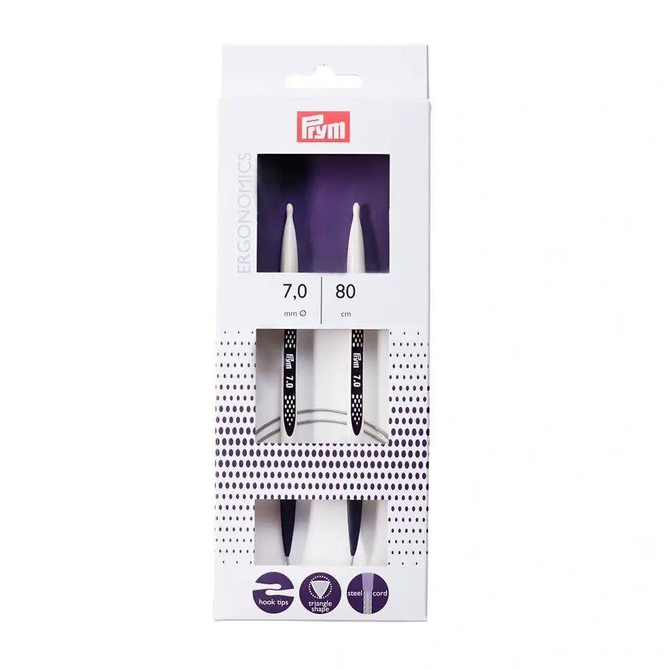 Prym Ergonomics circular knitting needles Ø7.00 mm ||80 cm