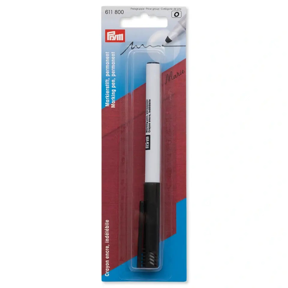 PRYM Permanent marker, very fine, black