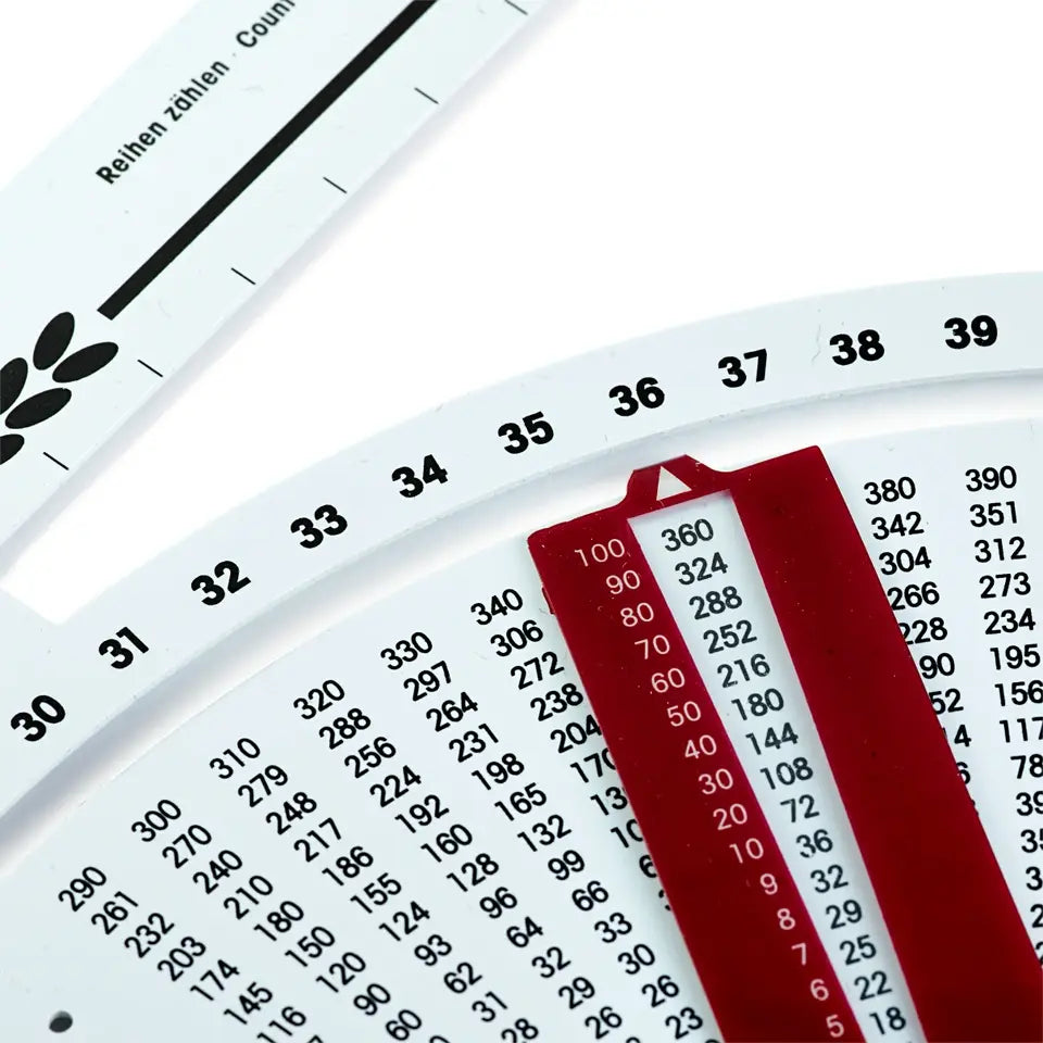 Knitting calculator + needle size chart
