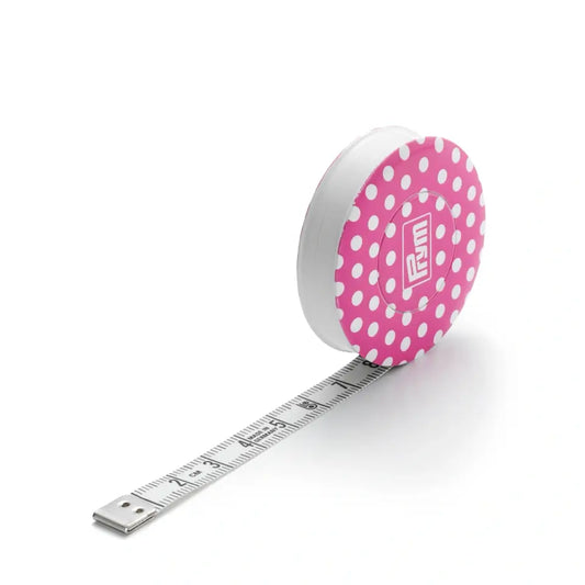 Measuring tape 150cm - two-color - double-sided (cm/cm) /Prym Love - pink