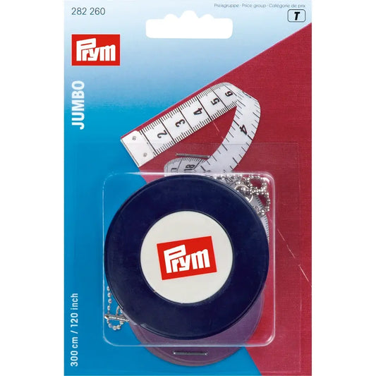 Tape measure - roulette JUMBO 300cm/120inches /Prym
