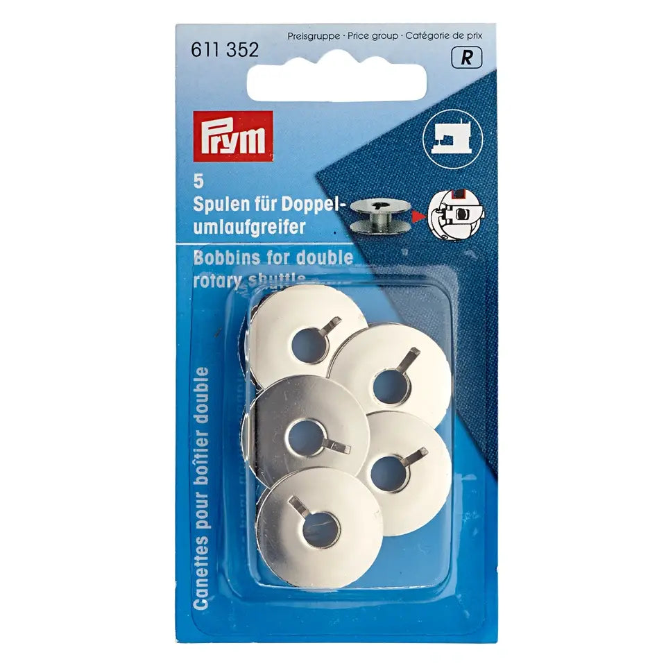 Spools - for boat with double rotation - metal/ 5 pcs