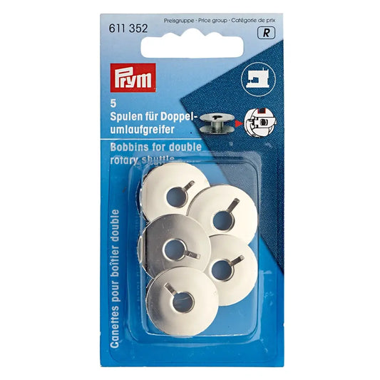 Spools - for boat with double rotation - metal/ 5 pcs