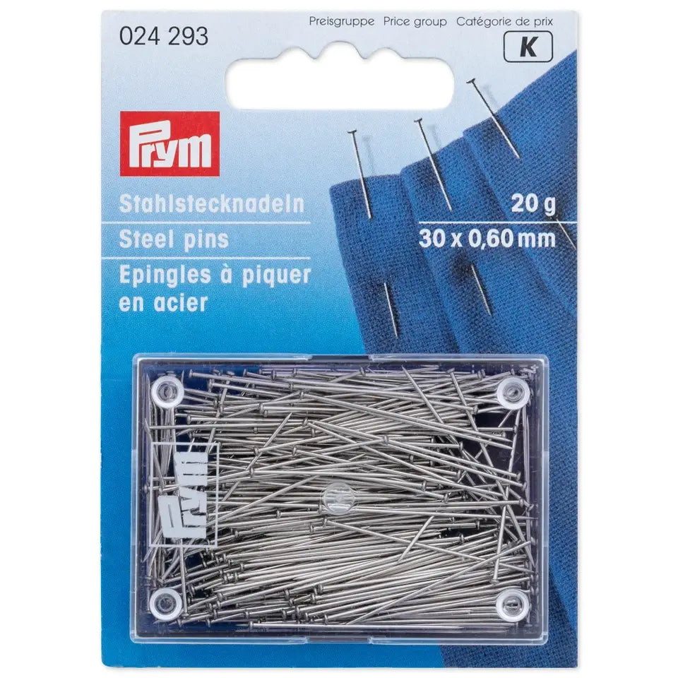 Steel pins 20g - 30 x 0.6mm