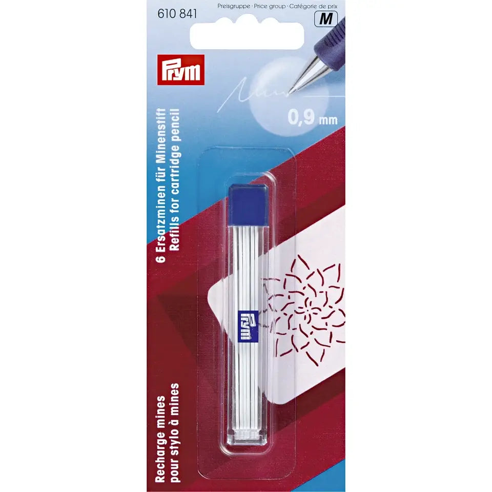 Rezerves grafīti mehāniskajam zīmulim, 0,9 mm "Balts"/Prym