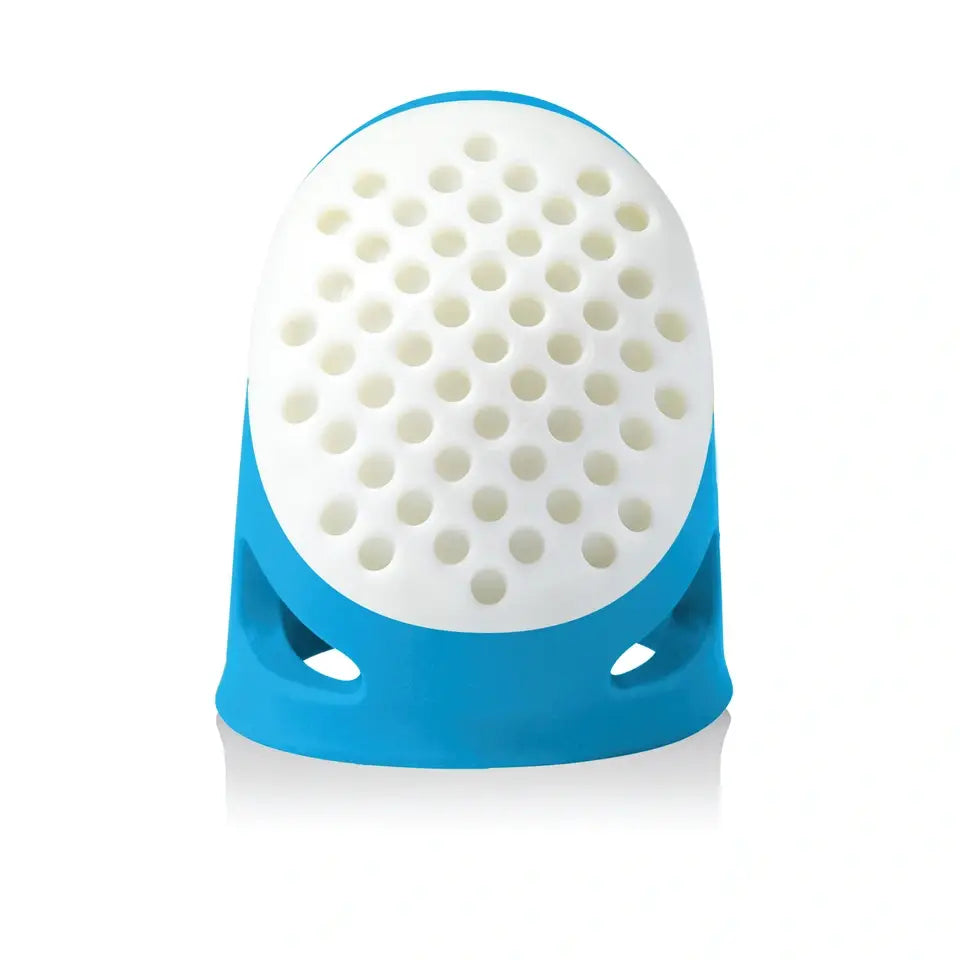 Ergonomic thimble (size XL) - sky blue /Prym