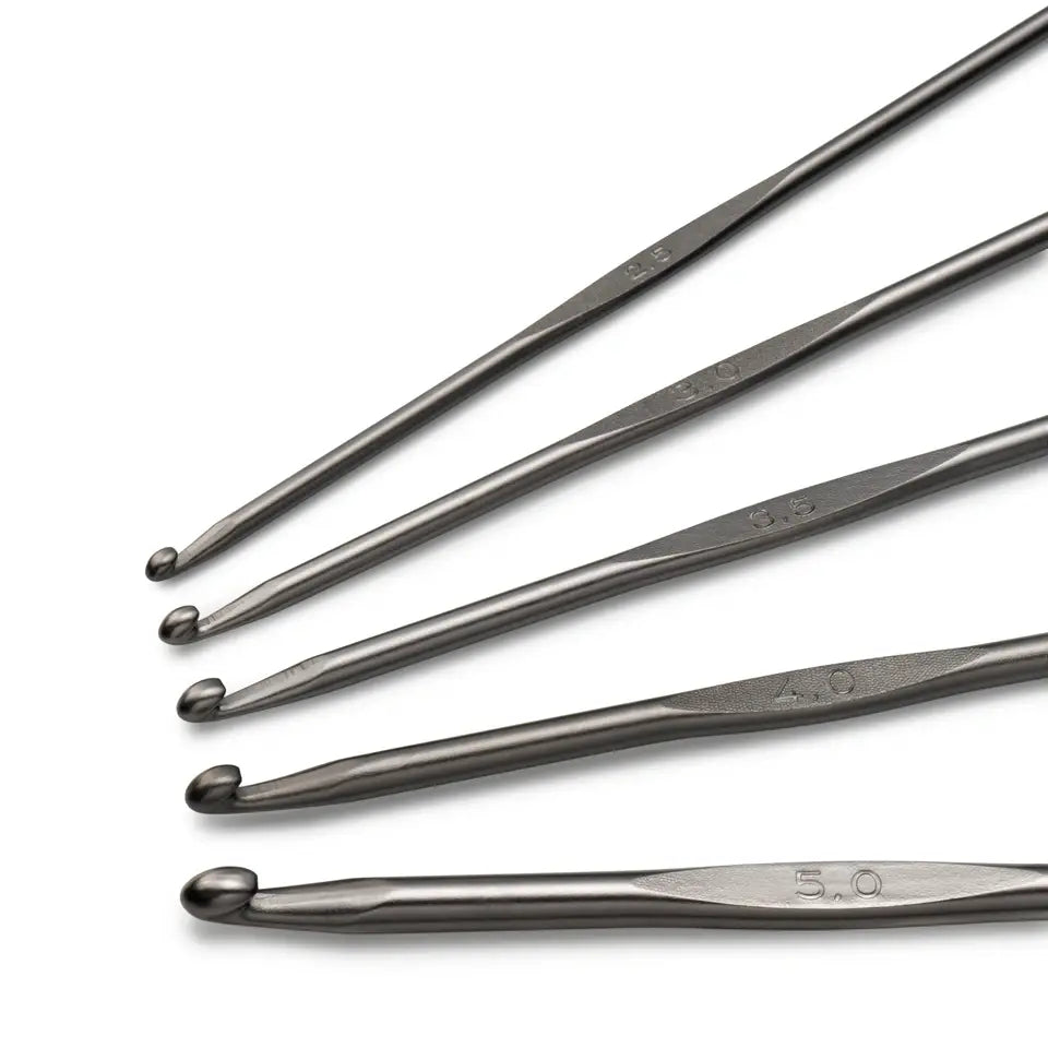 5 Crochet needle set /Prym/ Ø 2.5 - 5.00 mm