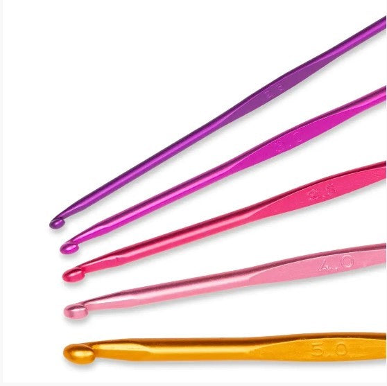 5 Crochet needle set "Colour collection" /Prym/ Ø 2.5 - 5.00 mm