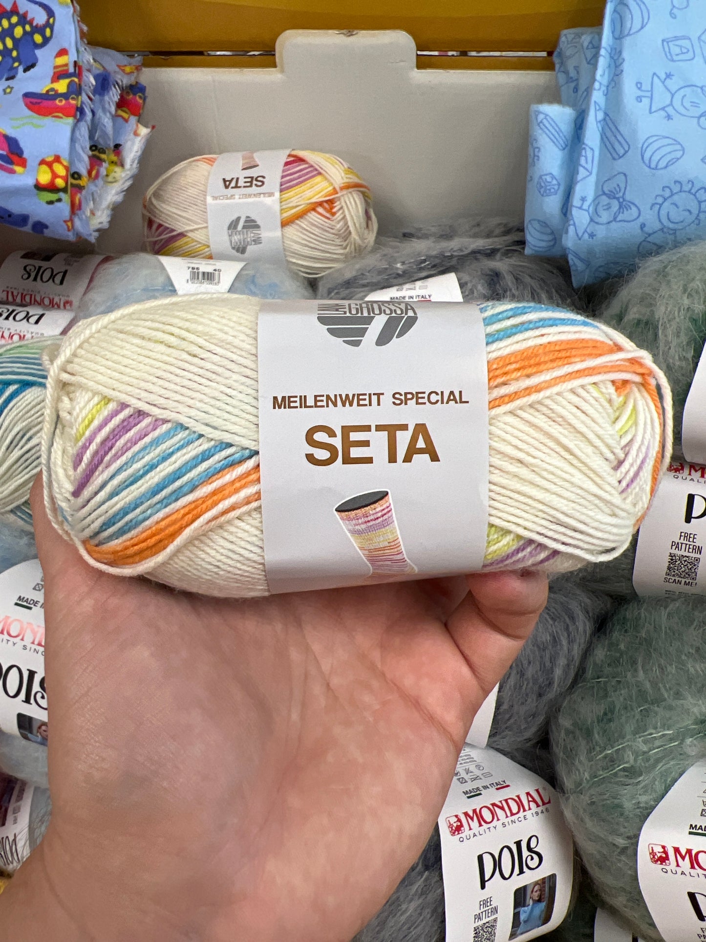 Seta Meilenweit Special 50g #3432 Lana Grossa - Atrasts noliktavās!