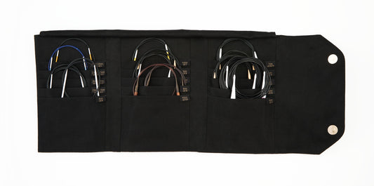 Case for fixed circular knitting needles COAL /KnitPro