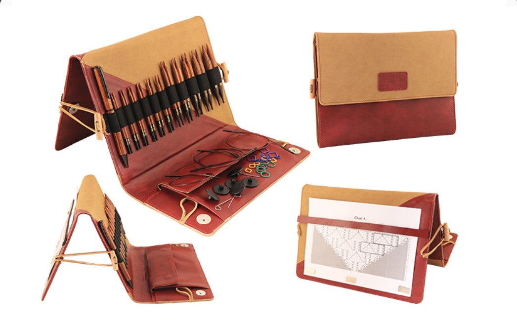 GINGER REGAL /10cm short interchangeable circular knitting needles set with cables /Knit Pro/ 11 sizes