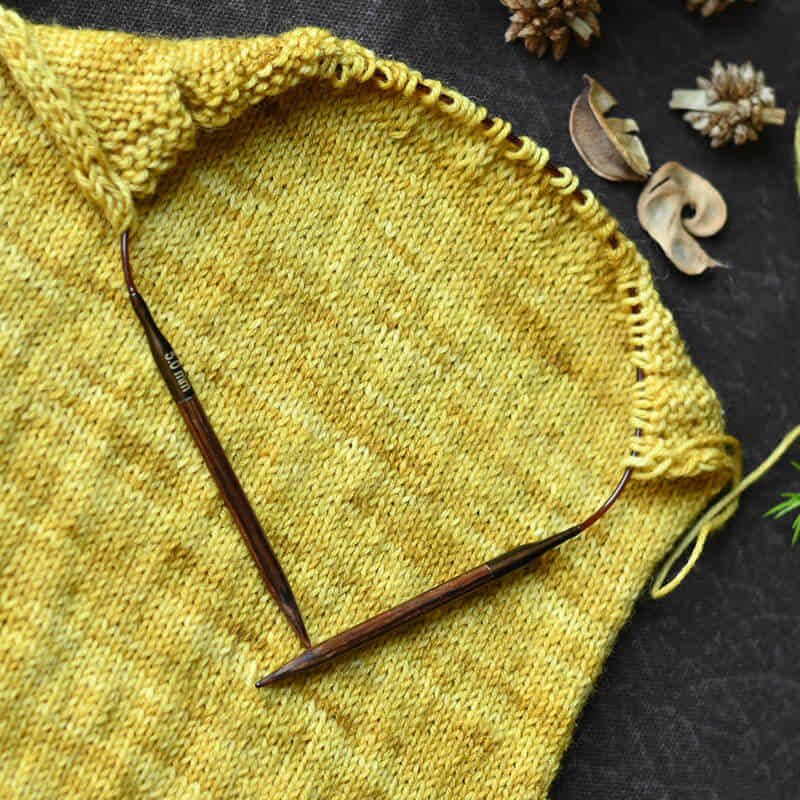 Ginger koka Apļa adāmadatas 100cm / KnitPro