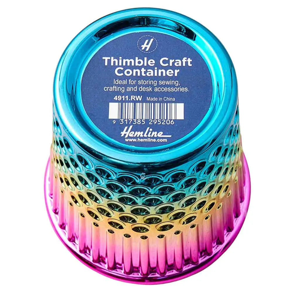 Accessory holder /Hemline/ rainbow, empty - 1 pc.