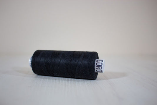 Corona Cotton diegs šūšanai Nr.50 500m #9750 "Melns"