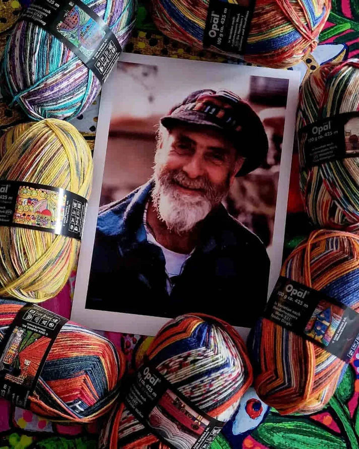 OPAL 4-strand HUNDERTWASSER I color selection set/ 8 x 100g