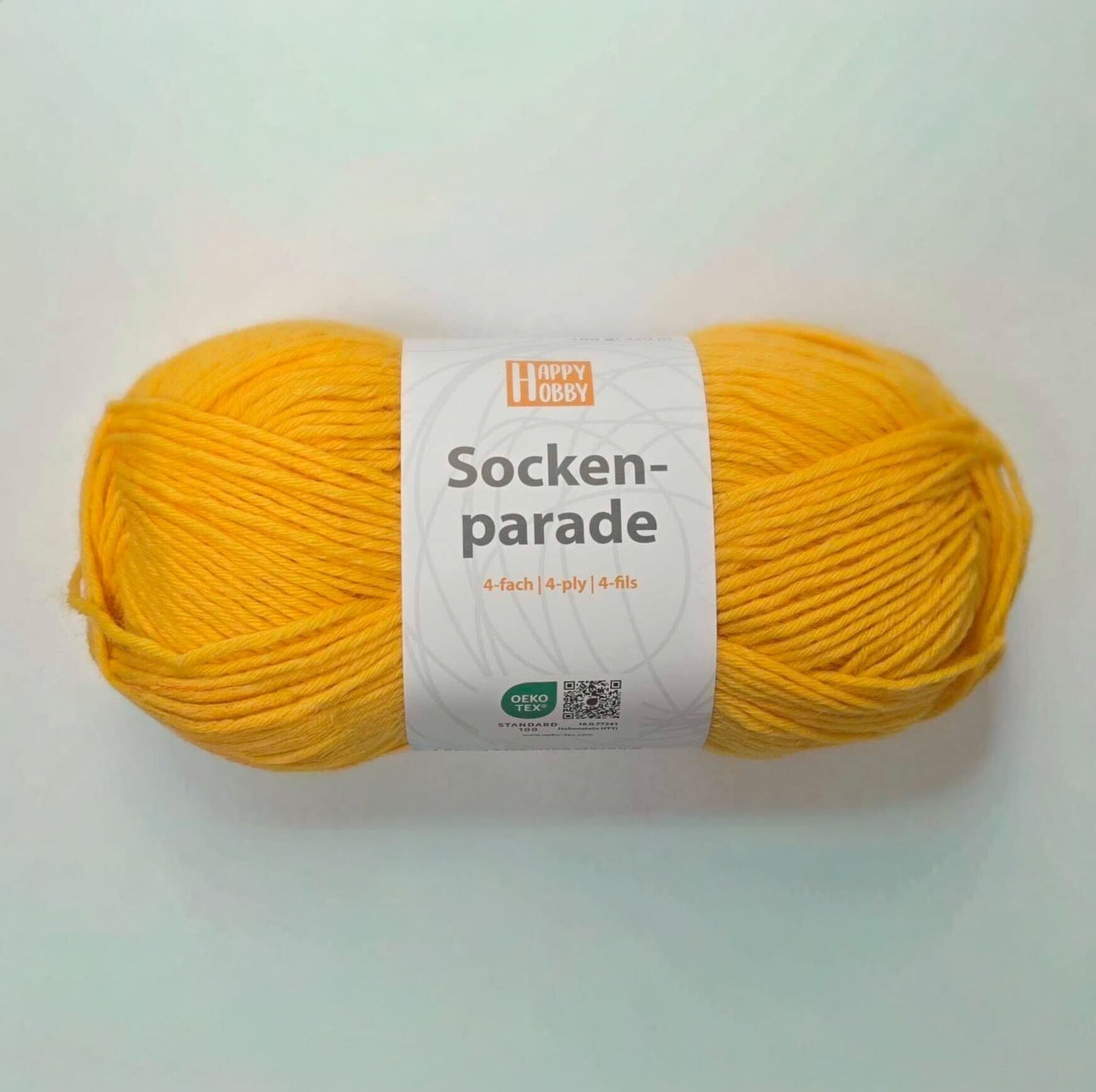 Socken-parade /Happy Hobby/ 4-ply sock yarn 100g #03 "Yellow"