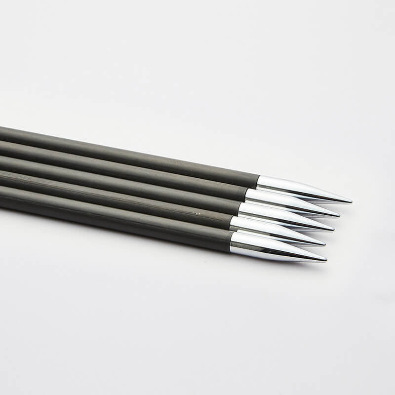 Karbonz oglekļa šķiedras Zeķu adatas 15cm /KnitPro