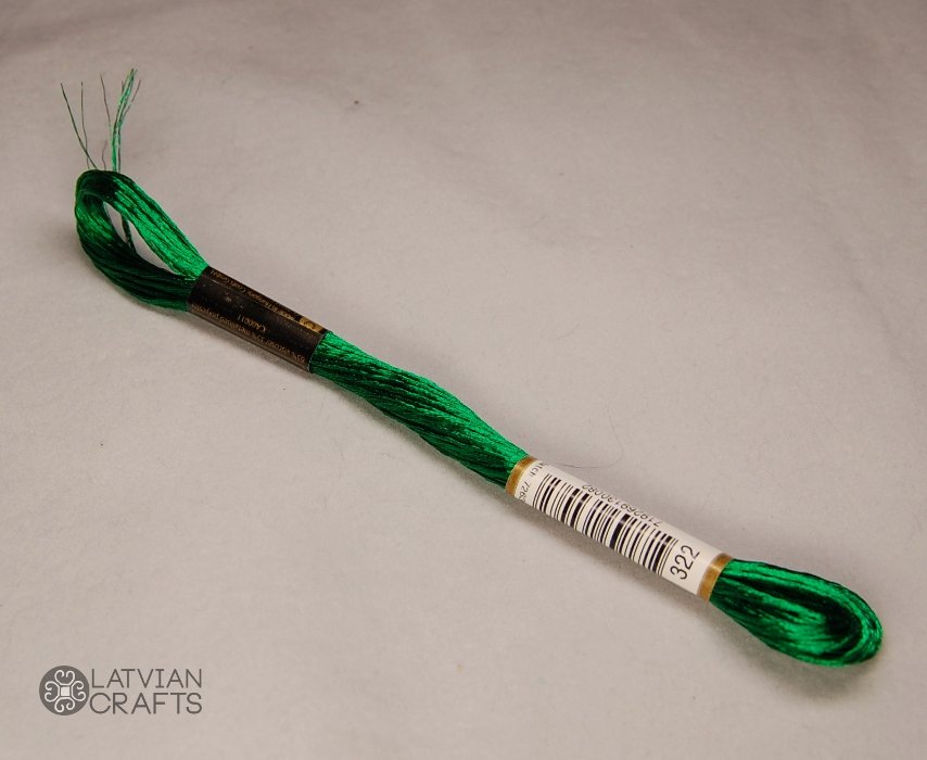 Anchor Lame metallic thread #322 "Emerald"
