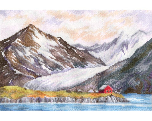 The Wonderful North. Svalbard - embroidery kit /RTO/ 28.5 х 19.5 cm