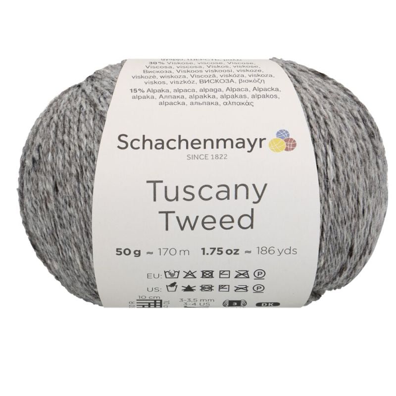 Tuscany Tweed /Schachenmayr/ 50g #00092 "Gaiši pelēks"