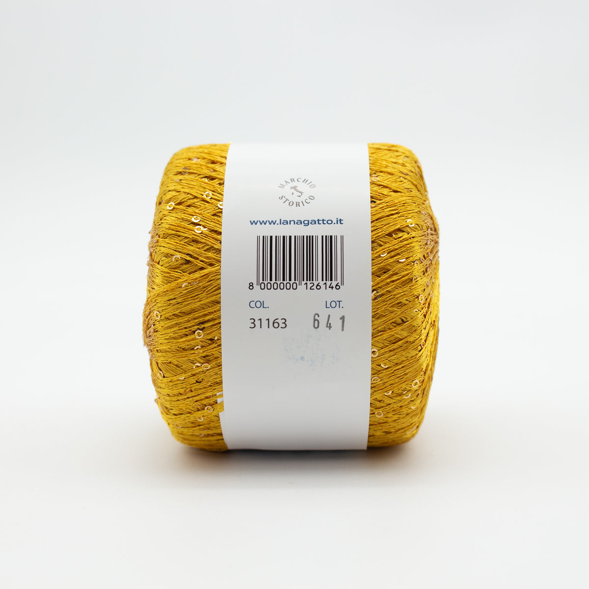 Paillettes /Lana Gatto/ 25g 195m #31163 "Medus dzeltena"